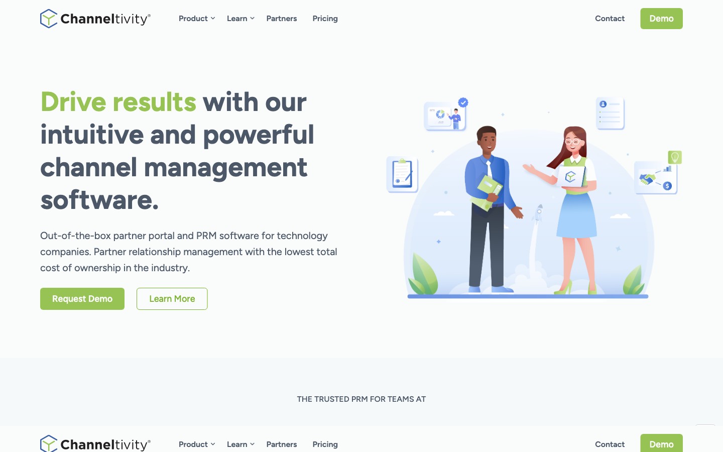 Channeltivity PRM software homepage
